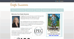 Desktop Screenshot of gaylesuzanne.com